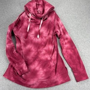 Large Pink Tie-Dye Trippy comfortable hoodie.